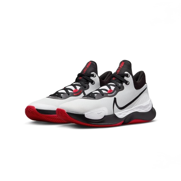 Nike Renew Elevate 3 'Pure Platinum Black Red' Men’s Basketball Shoes DD9304 100